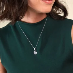 Histoire d'Or Collier Argent Blanc Zelie Oxyde De Zirconium Hot