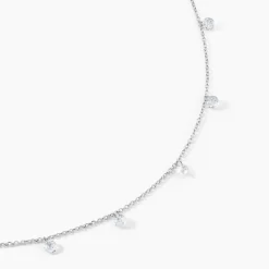Histoire d'Or Collier Argent Collie Argent Blanc Oxyde Discount