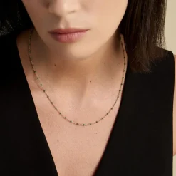 Histoire d'Or Collier Argent Dore Polka argent jaune Best