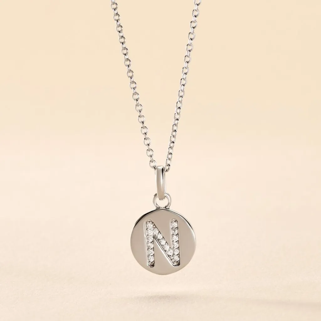 Histoire d'Or Collier Argent Eugenien Oxydes De Zirconium Hot