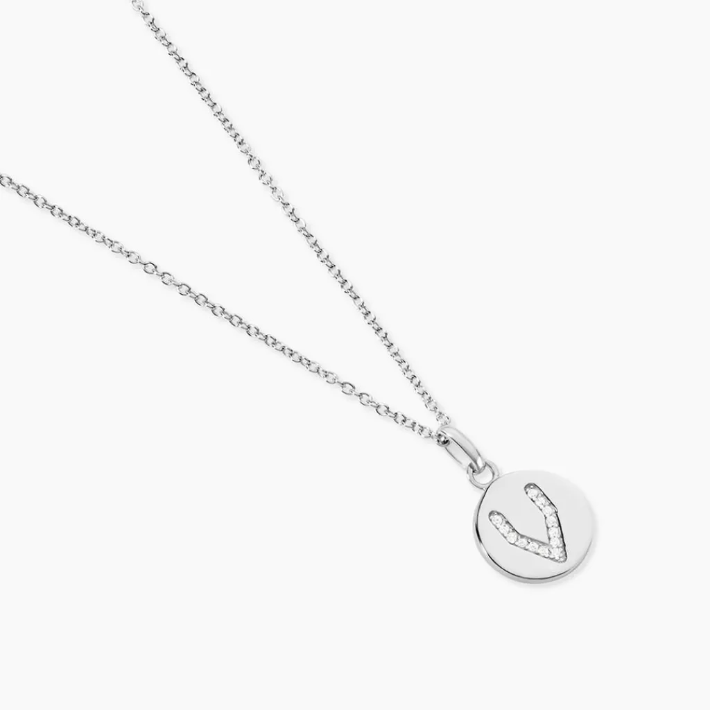 Histoire d'Or Collier Argent Eugenien Oxydes De Zirconium Hot