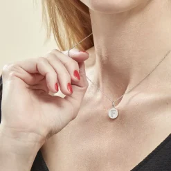 Histoire d'Or Collier Argent Eugenien Oxydes De Zirconium Hot