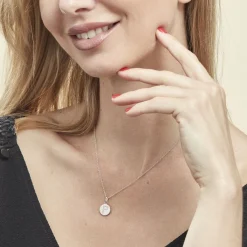 Histoire d'Or Collier Argent Eugenien Oxydes De Zirconium Hot