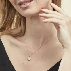 Histoire d'Or Collier Argent Eugenien Oxydes De Zirconium Hot