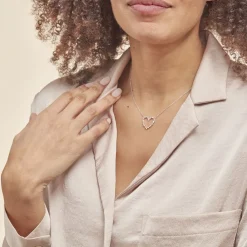 Histoire d'Or Collier Argent Gaucher Oxydes De Zirconium Best