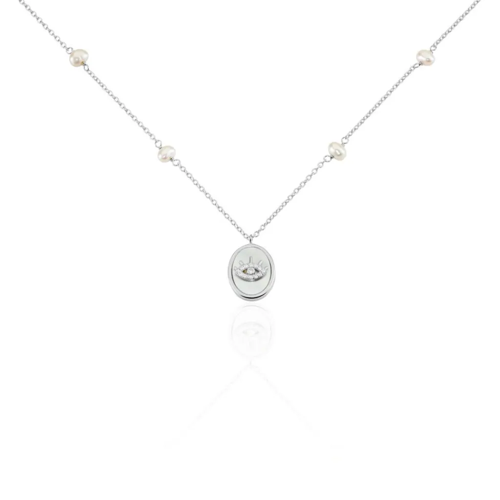 Histoire d'Or Collier Argent Glad Perles De Culture Nacre Oxydes De Zirconium Discount