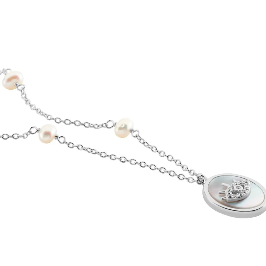 Histoire d'Or Collier Argent Glad Perles De Culture Nacre Oxydes De Zirconium Discount