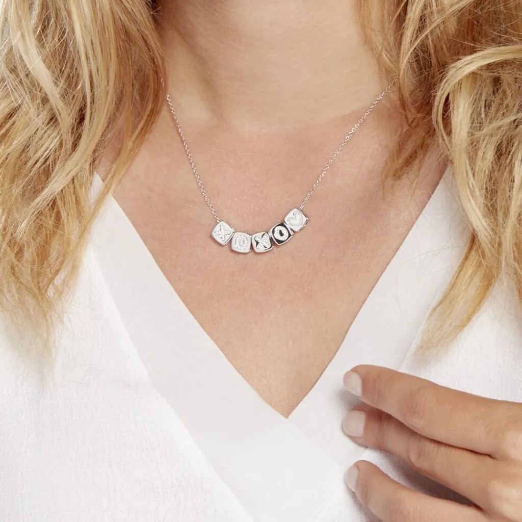 Histoire d'Or Collier Argent Hendrick Cubes Oxydes De Zirconium