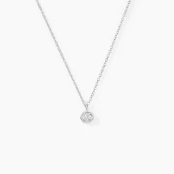 Histoire d'Or Collier Argent Laureto Oxydes De Zirconium Outlet