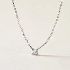 Histoire d'Or Collier Argent Lylwenn Oxydes De Zirconium argent blanc oxyde Discount