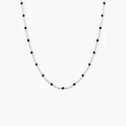 Histoire d'Or Collier Argent Polka argent blanc Discount