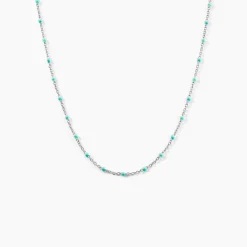 Histoire d'Or Collier Argent Polka argent blanc Best