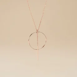 Histoire d'Or Collier Enissa argent rose Hot