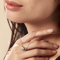 Histoire d'Or Collier Argent Santiago Oxydes De Zirconium