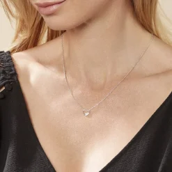 Histoire d'Or Collier Argent Shelan Oxydes De Zirconium New