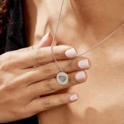 Histoire d'Or Collier Argent Ursicin Glitter New