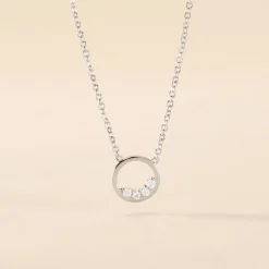 Histoire d'Or Collier Argent Vivence Oxydes De Zirconium Online