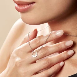 Histoire d'Or Collier Argent Vivence Oxydes De Zirconium Online