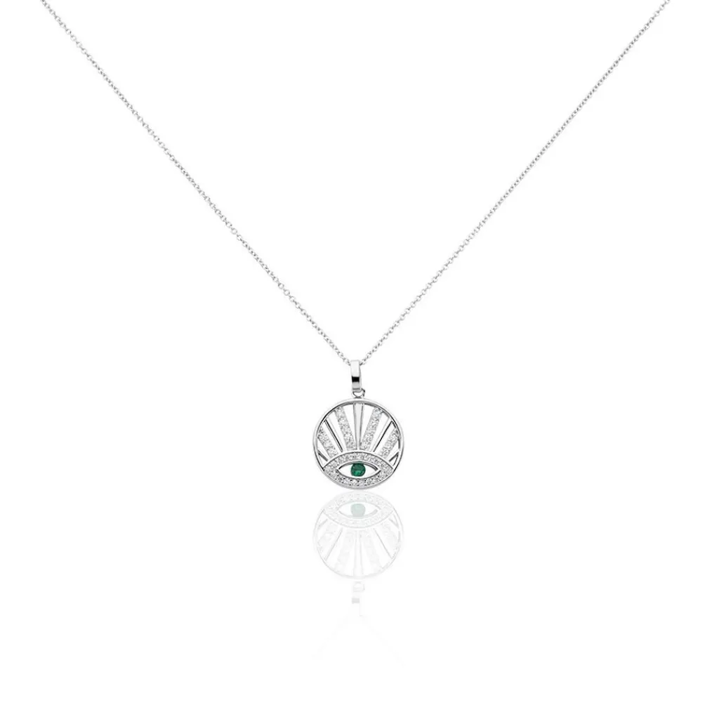 Histoire d'Or Collier Aries Argent Blanc Oxyde De Zirconium Sale