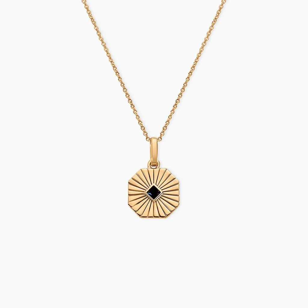 Histoire d'Or Collier Arlo Plaque Or Jaune Spinelle Clearance