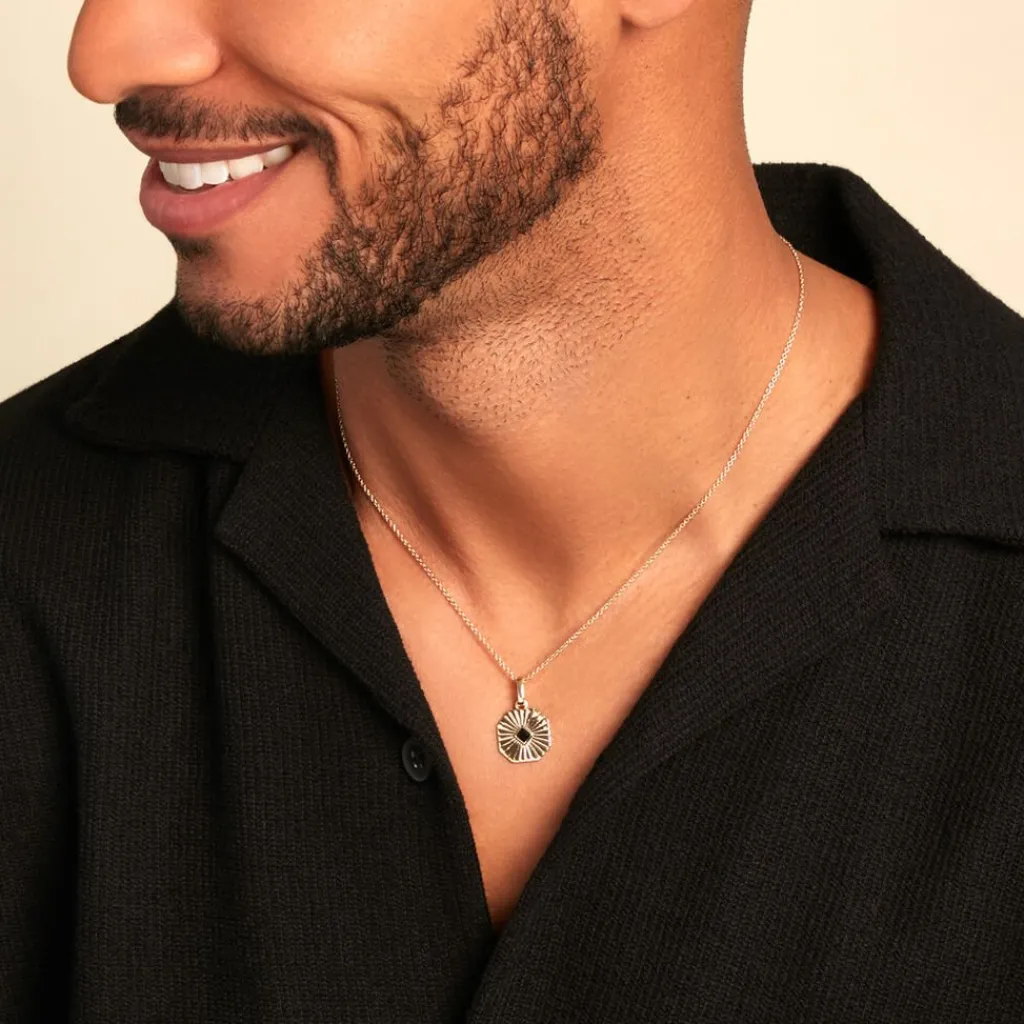 Histoire d'Or Collier Arlo Plaque Or Jaune Spinelle Clearance