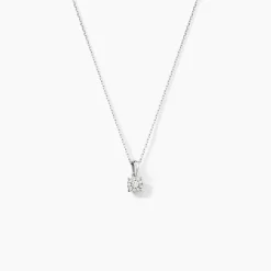 Histoire d'Or Collier Artemis or blanc diamant Outlet