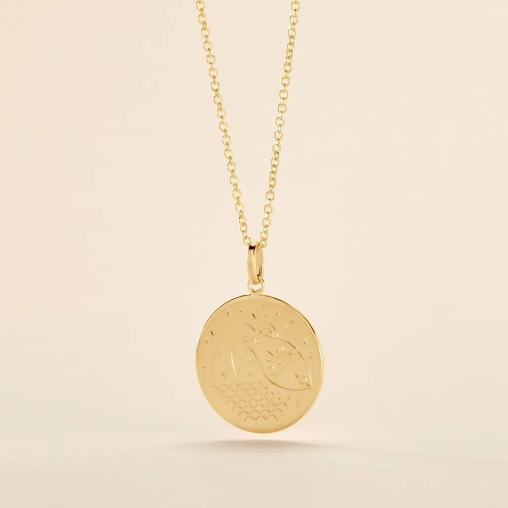 Histoire d'Or Collier Astro Plaqué Or plaqué or jaune Sale