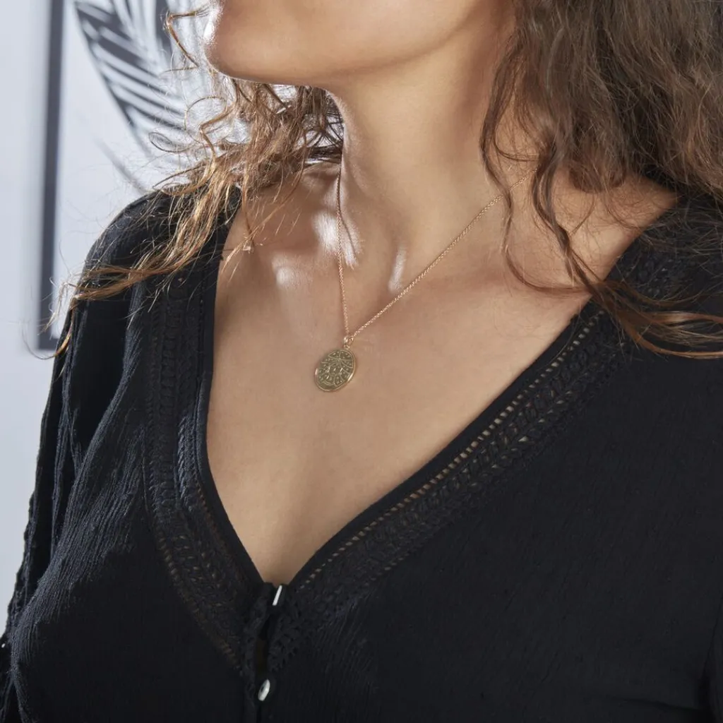 Histoire d'Or Collier Astro Plaqué Or plaqué or jaune New