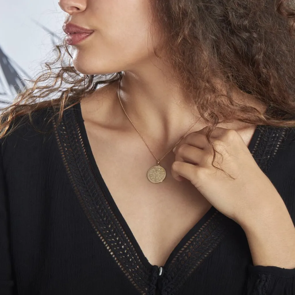 Histoire d'Or Collier Astro Plaqué Or plaqué or jaune New