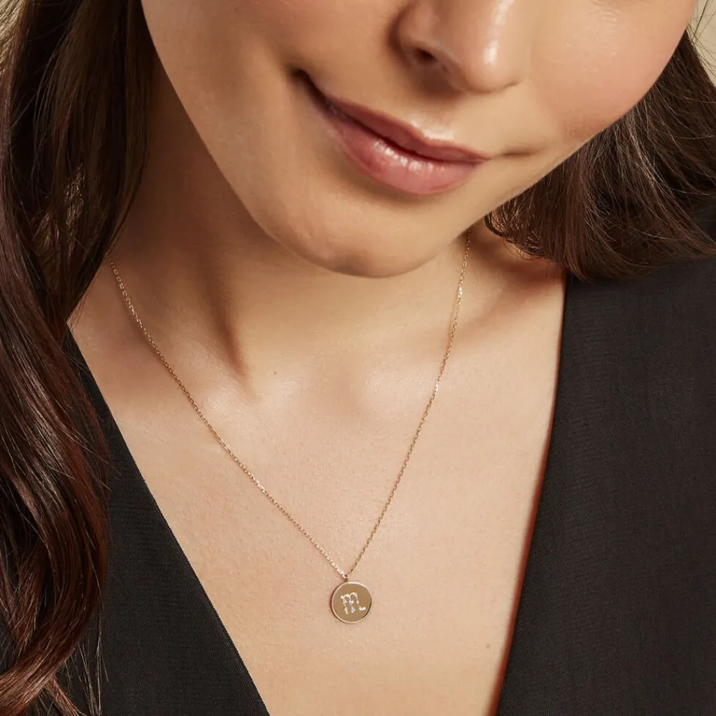 Histoire d'Or Collier Astrolae Or Jaune Diamant New