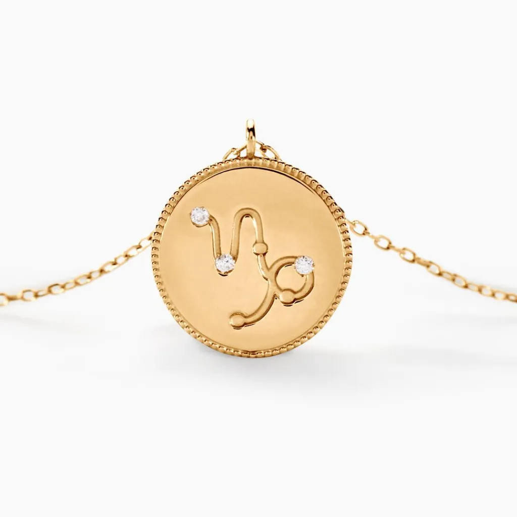 Histoire d'Or Collier Astrolae Or Jaune Diamant Hot