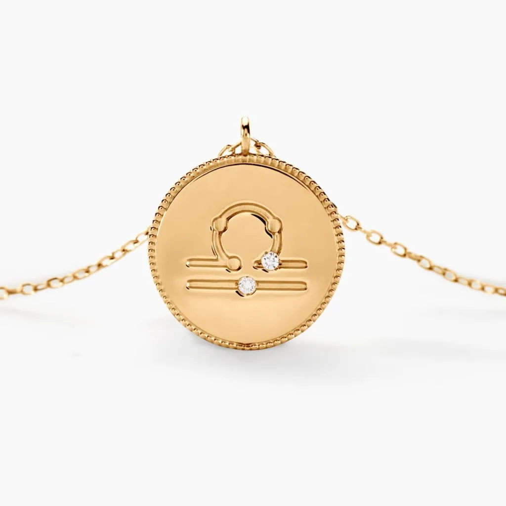 Histoire d'Or Collier Astrolae Or Jaune Diamant