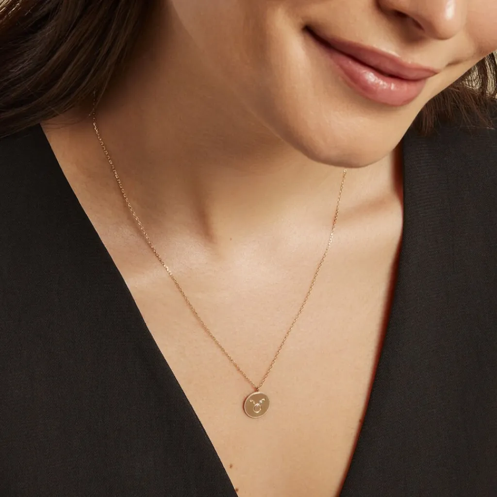 Histoire d'Or Collier Astrolae Or Jaune Diamant Outlet