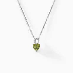 Histoire d'Or Collier Atieno Argent Blanc Oxyde De Zirconium argent blanc oxyde vert Discount