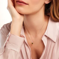 Histoire d'Or Collier Atieno Argent Blanc Oxyde De Zirconium argent blanc oxyde vert Discount