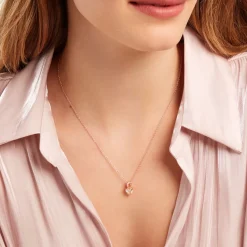 Histoire d'Or Collier Atieno Argent Rose Oxyde De Zirconium argent rose oxyde champagne Discount