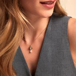 Histoire d'Or Collier Audley Or Jaune Perle De Culture Best