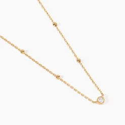 Histoire d'Or Collier Aura Plaqué Or Jaune Oxyde De Zirconium Hot