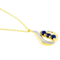 Histoire d'Or Collier Aurora Or Jaune Saphir Et Diamant Outlet