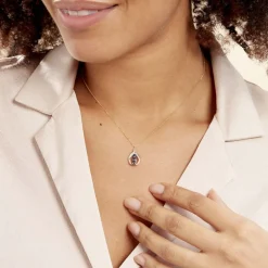 Histoire d'Or Collier Aurora Or Jaune Saphir Et Diamant Outlet