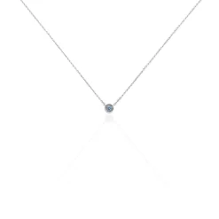 Histoire d'Or Collier Auxana Argent Blanc Oxyde De Zirconium argent blanc oxyde rose