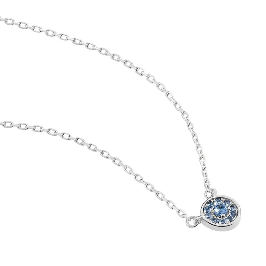 Histoire d'Or Collier Auxana Argent Blanc Oxyde De Zirconium argent blanc oxyde rose