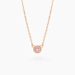 Histoire d'Or Collier Auxana Argent Rose Oxyde De Zirconium argent rose oxyde violet