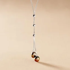 Histoire d'Or Collier Axell Argent Blanc Perle De Culture