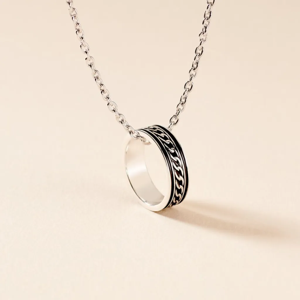 Histoire d'Or Collier Balthazar Argent Blanc Hot