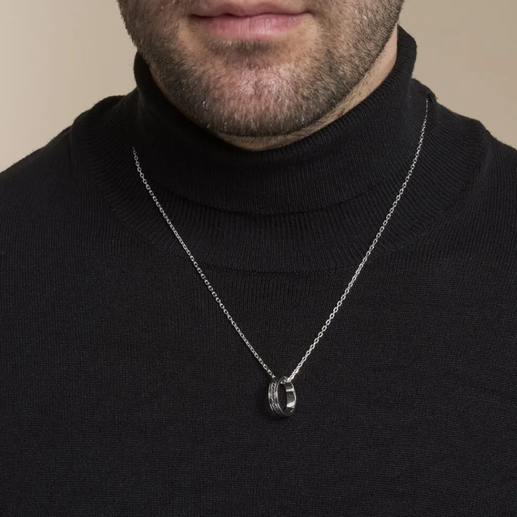 Histoire d'Or Collier Balthazar Argent Blanc Hot