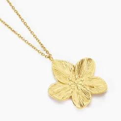 Histoire d'Or Collier Barbade Acier Jaune Discount