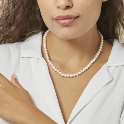 Histoire d'Or Collier Baroque Or Jaune Perle De Culture Discount