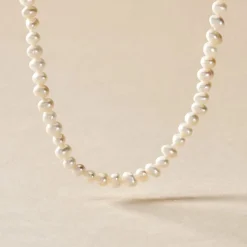 Histoire d'Or Collier Baroque Or Jaune Perle De Culture Online