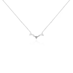 Histoire d'Or Collier Bartoumieu Argent Blanc Oxyde De Zirconium Sale